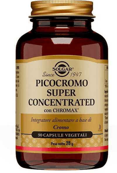 Solgar Picocromo Super Concentrato Integratore Antiglicemico 90 Capsule