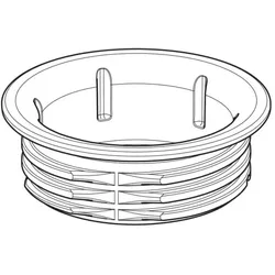 Geberit 244476001 für Bodenbeläge aus PVC