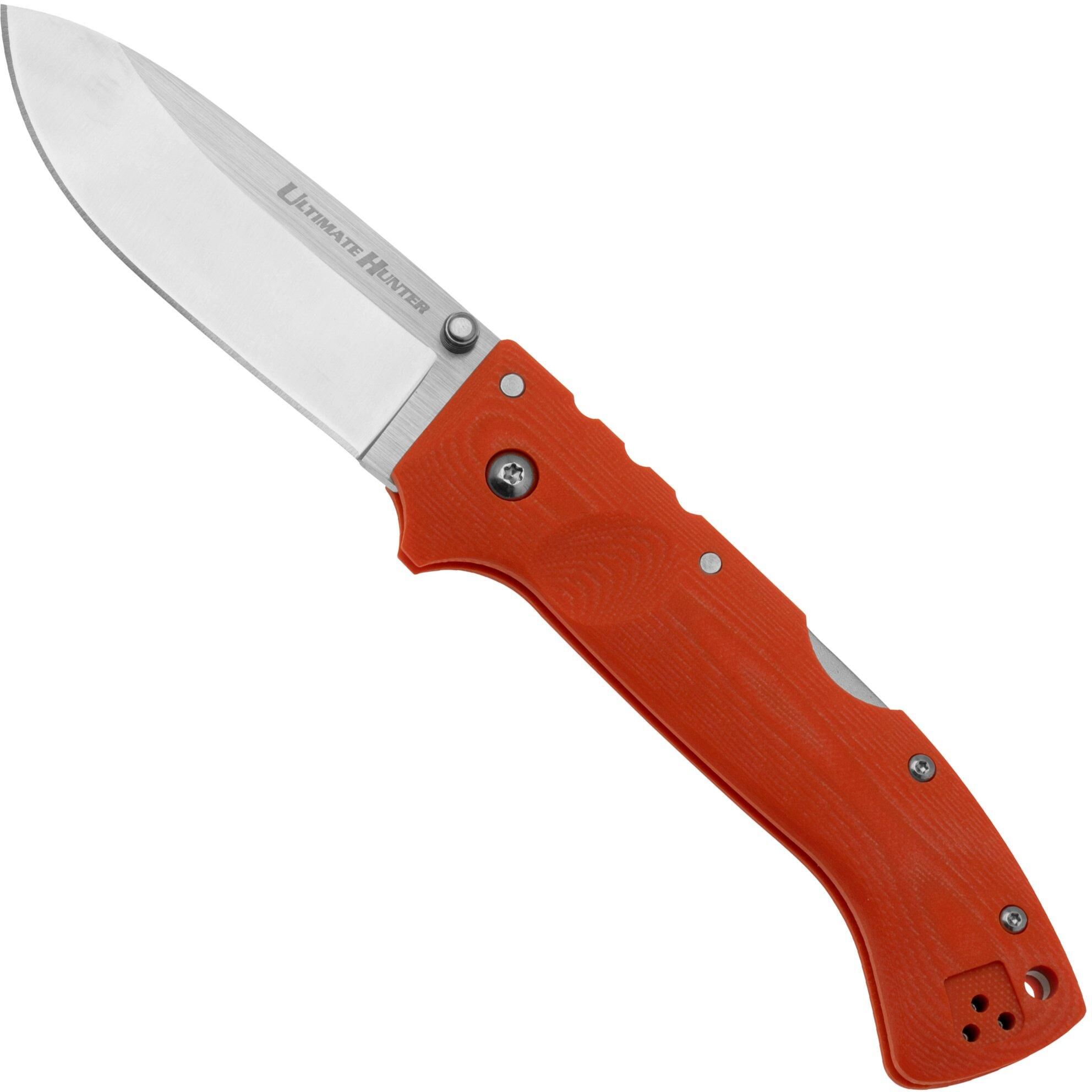 Cold Steel Ultimate Hunter 30URY S35VN Orange plain edge coltello da tasca