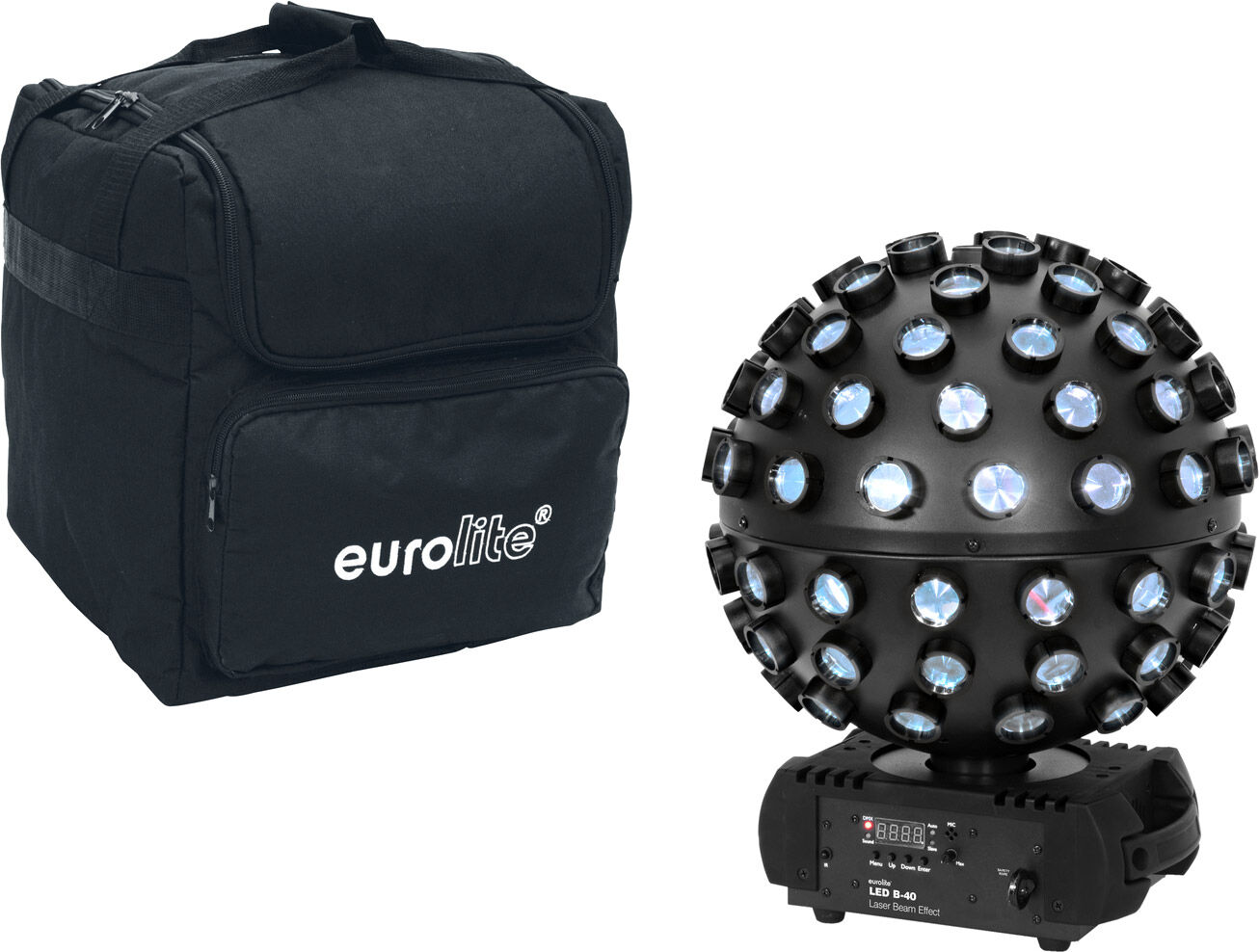 EuroLite Set Led B-40 Laser Strahleneffekt + Softbag