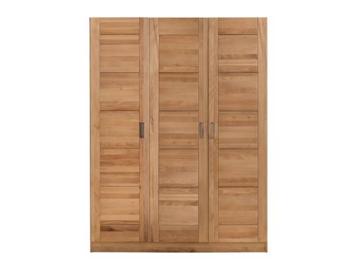 Möbel-Store24 Kleiderschrank Türen Holz Kernbuche teilmassiv Natur geölt 3-türig Pia