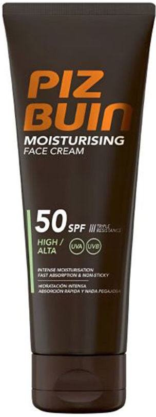 Crème visage hydratante Piz Buin SPF50+ 50 ml