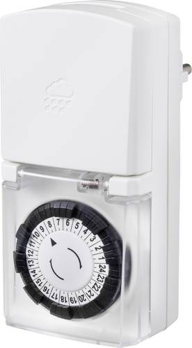Sygonix SY-5042670 Steckdosen-Timer analog Tagesprogramm 3680W IP44