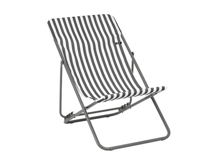 Lafuma Chaise Longue Maxi Transat Rayures Terre