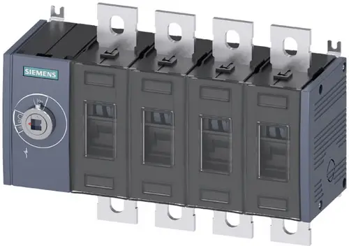 Siemens Lasttrennschalter 500A 6 Schließer, 4 Öffner, 2 Öffner 3KD44400PE100