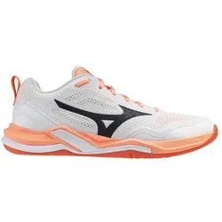 Mizuno Wave Stealth Pro Handballschuhe Herren - orange/weiß - 42