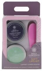 Daily Concepts Coffret Lèvres Douces Exfolie et Hydrate - Coffret 3 produits