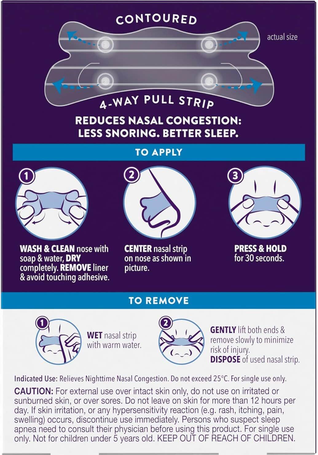 ZzzQuil Sueño Tiras Nasales 10 uds