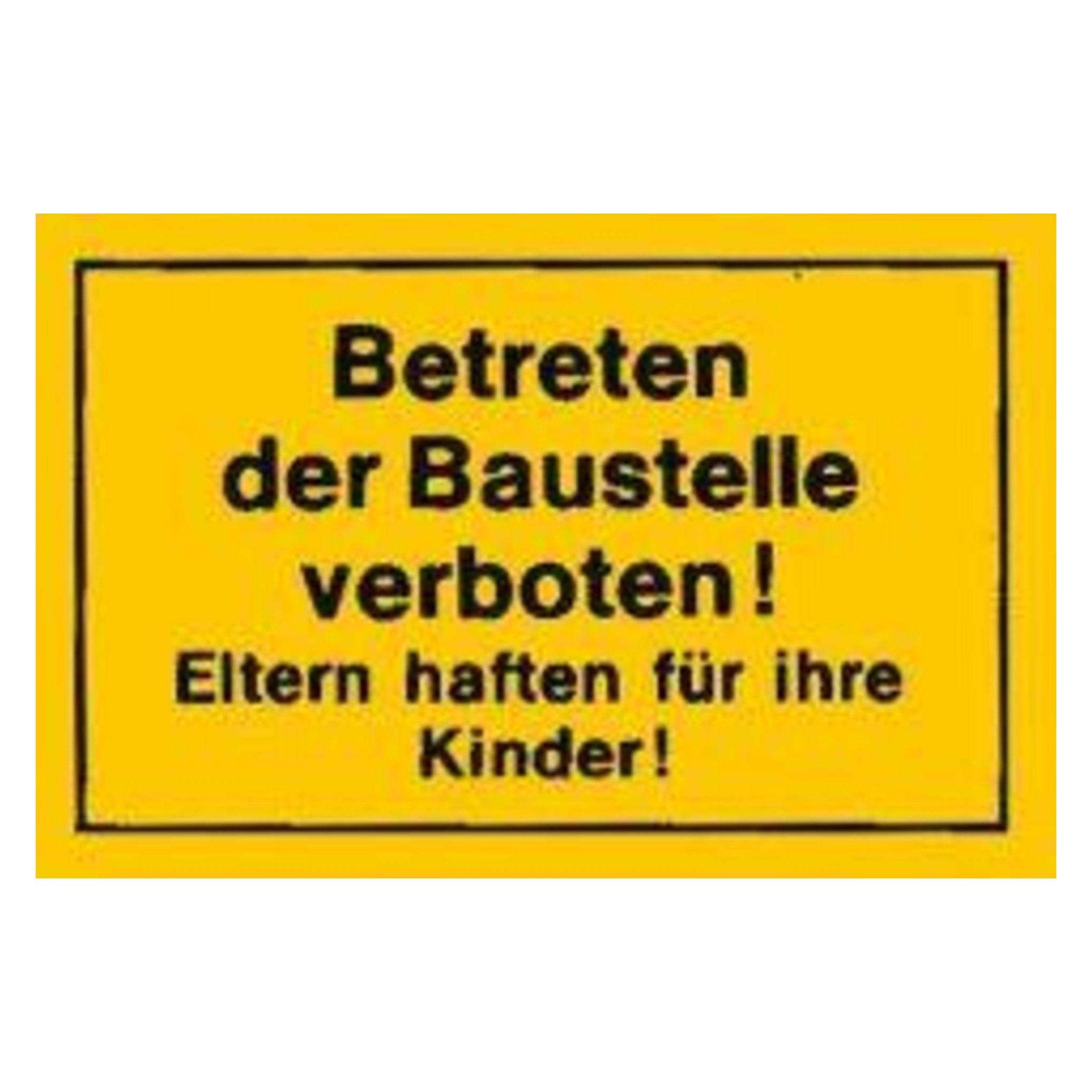 Magni Verbotsschilder Betreten der Baustelle ve (204087)
