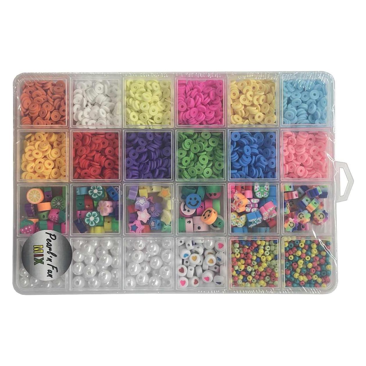 Toymax Multi perlemix 3-10mm, 20 farver (714212)