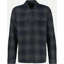 Hemdjacke mit Woll-Anteil Blau M