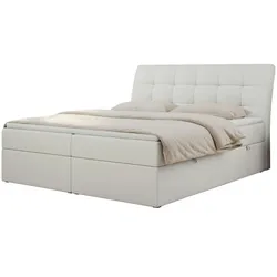 Boxbett mit Bettkasten  ¦ weiß ¦ Maße (cm): B: 180 H: 118