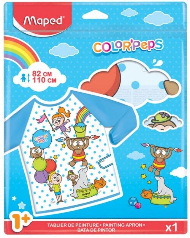 Tablier de peinture enfant Color'Peps de 18 mois à 5 ans - Maped