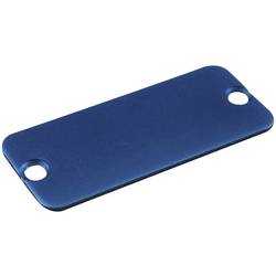 Hammond Electronics 1455CALBU-10 1455CALBU-10 Endplatte Aluminium Blau 10 St.