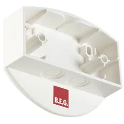BEG 93192 Zubehör Aufputzsockel für Wandhalterung weiß BEG93192