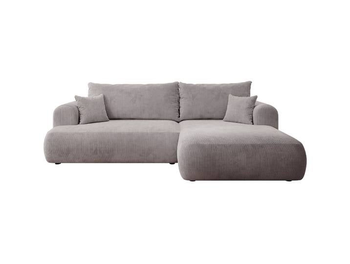 Ecksofa mit Schlafunktion Ovo Cord, L-förmig, rechtsseitig, mit