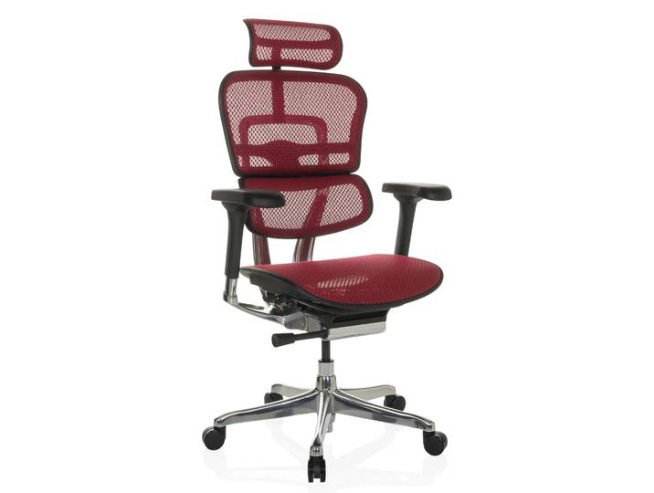 ERGOHUMAN GEN2 Netz - Luxus Chefsessel Rot