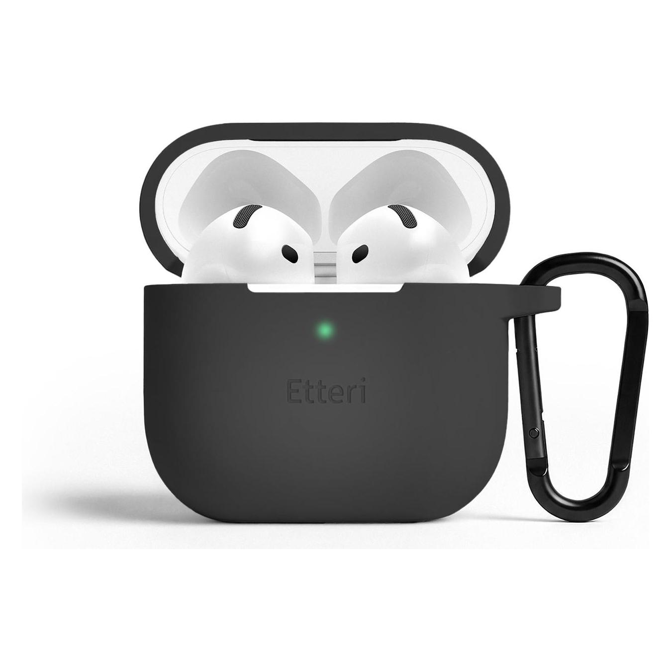 Etteri Silikonhülle für AirPods 4, schwarz (Kopfhörer Hülle) (71820621)