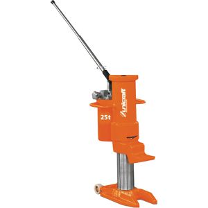 Unicraft Maschinenheber HMH 25 mit starrer Hubklaue, 58-215 mm Hubhöhe, hydraulisch, mit Rollen, Tragkraft 25 t