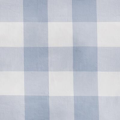 Gwyneth Buffalo Check Duvet Cover - Cornflower, Twin - Ballard Designs