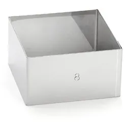 de buyer quadratischer rahmen,  8x8x4.5cm 1 stück