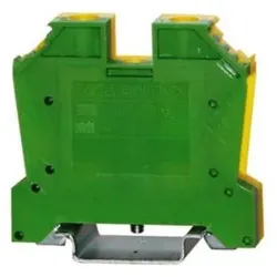 RS PRO Schutzleiterklemme, DIN-Hutschiene, 1-polig, Elektronikkabel + Stecker, Grün