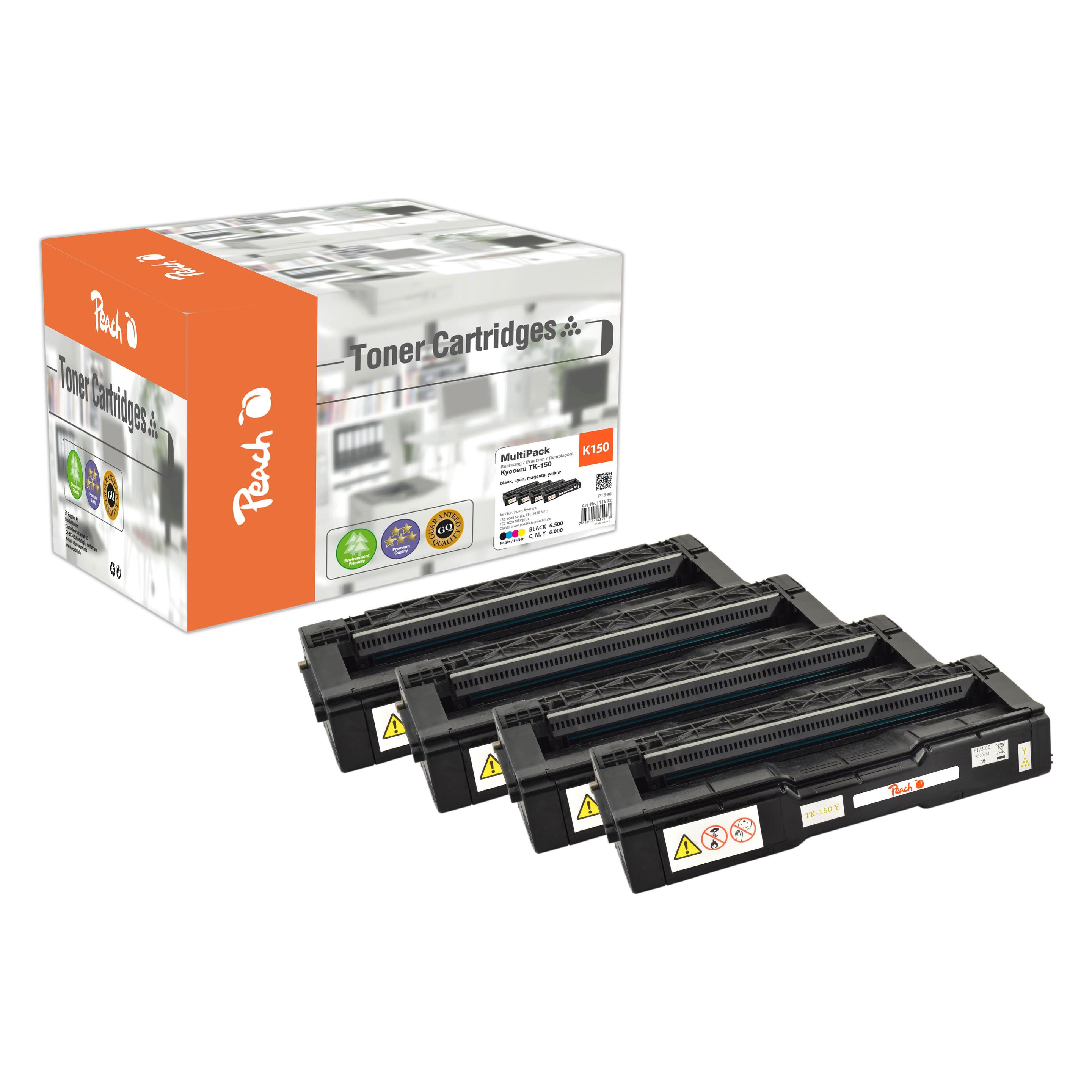 Peach TK-150 Multipack (BK, C, M, Y) (111892)