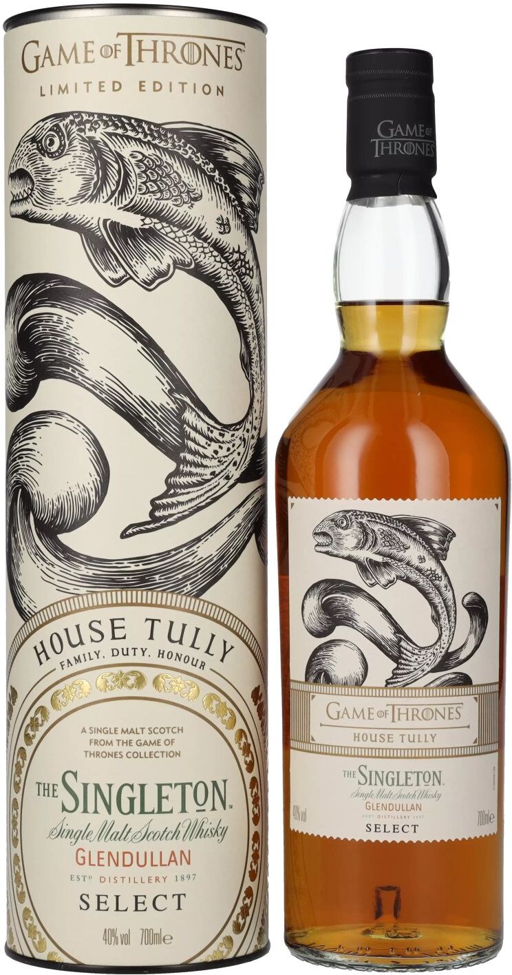 The Singleton of Glendullan The Singleton GLENDULLAN GAME OF THRONES House Tully Single Malt Scotch Whisky 40% Vol. 0,7l in Geschenkbox