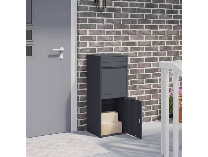 Boîte de dépôt de colis Anthracite 41 x 38 x 103 cm Acier