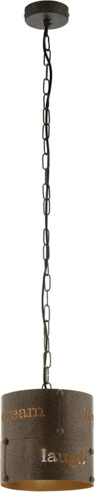 Eglo Coldingham Flexibele Hanglamp, Bruin, Staal, IP20, Klasse I