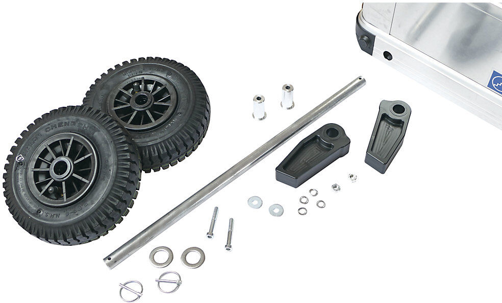 Offroad-Räderset, mit Luftbereifung für 195 l Inhalt, Rad-Ø 220 mm ZARGES