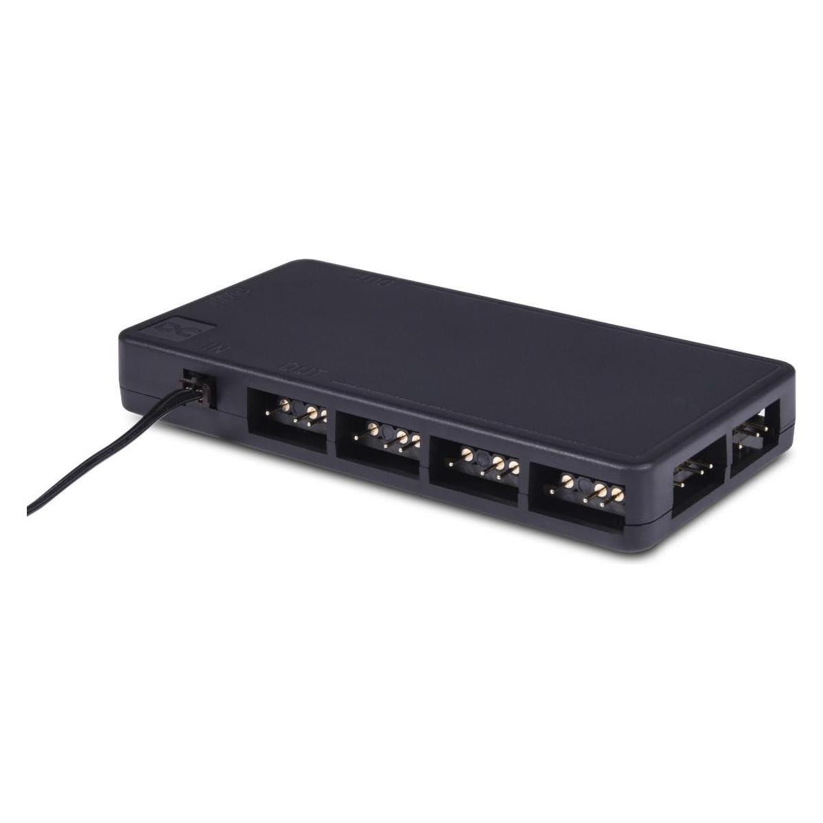 Alphacool Core 11x 3-Pin DRGB Splitter - schwarz (RGB) (25669)
