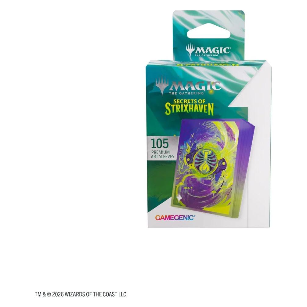 Gamegenic GGS15151 - Magic The Gathering Secrets of Strixhaven Premium Art Sleeves - Faction5 (Einzel (GGS15151)