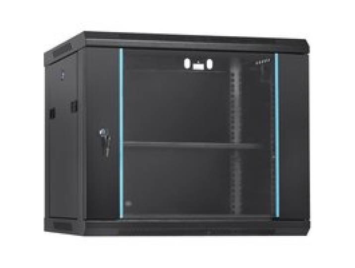 VEVOR 9U Boîtier mural pour serveur réseau avec serrure de porte de 37,6 cm de profondeur 60x45x50cm