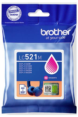 Brother Druckerpatrone LC521M - Magenta - original - Ki Original Magenta LC521M