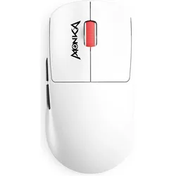 Marvo Mouse da Gaming Prime G997W (Kabelgebunden, Kabellos), Maus, Weiss