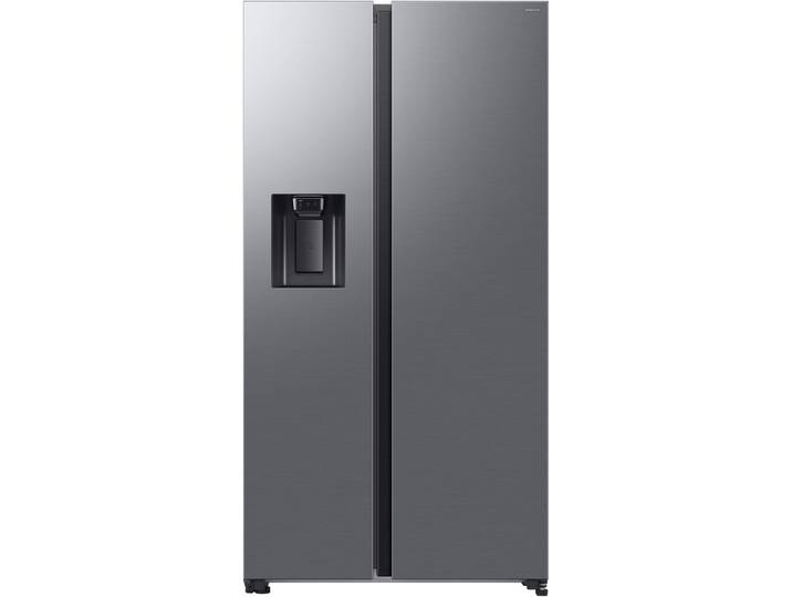 SAMSUNG Side-by-Side RS70F66KBTEF , Energieeffizienz: B, silber (edelstahl look), B:91,2cm H:178cm T:72,6cm, Kühlschränke, Eis- und Wasserspender, Al Energy Mode, No Frost+, Side-by-Side