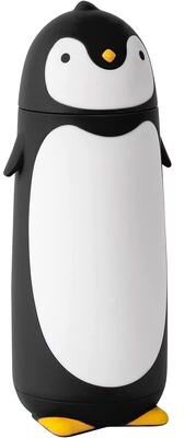 USA Free Shipping Shop Penguin Stainless Steel Vacuum Thermos Insulated Travel Mug For Coffee, Tea & Water,Temperature Retention black stainless Steel