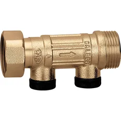 Rückflussverhinderer 3/4" Kontrollierbar, Messing-Gehäuse Überwurfmutter-AG Anschlüsse