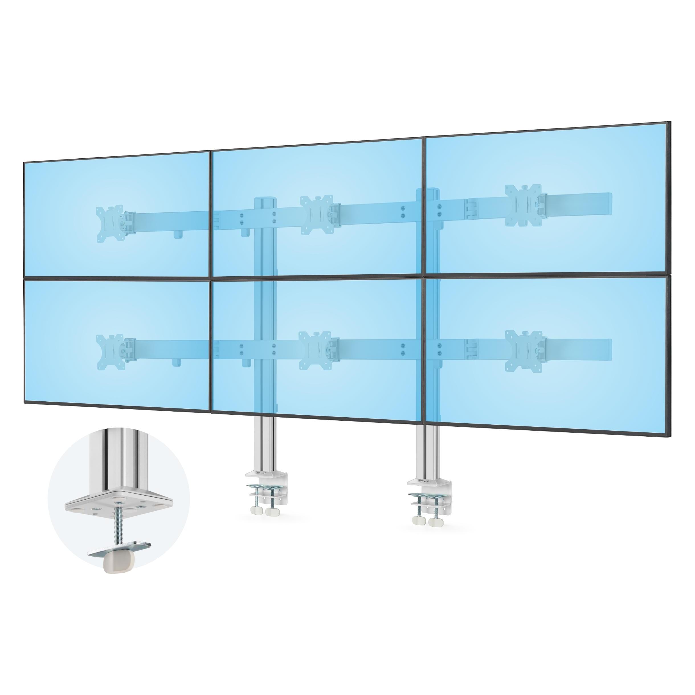StarTech Six-Monitor Mount (Tisch, 32", 8 kg) (6-MONITOR-ARM-A)