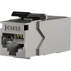 EFB 37483.2 Keystone Einbauadapter RJ45 STP, Cat.6A,,90° Anschluß, Zinkdruckguß T=40mm 374832