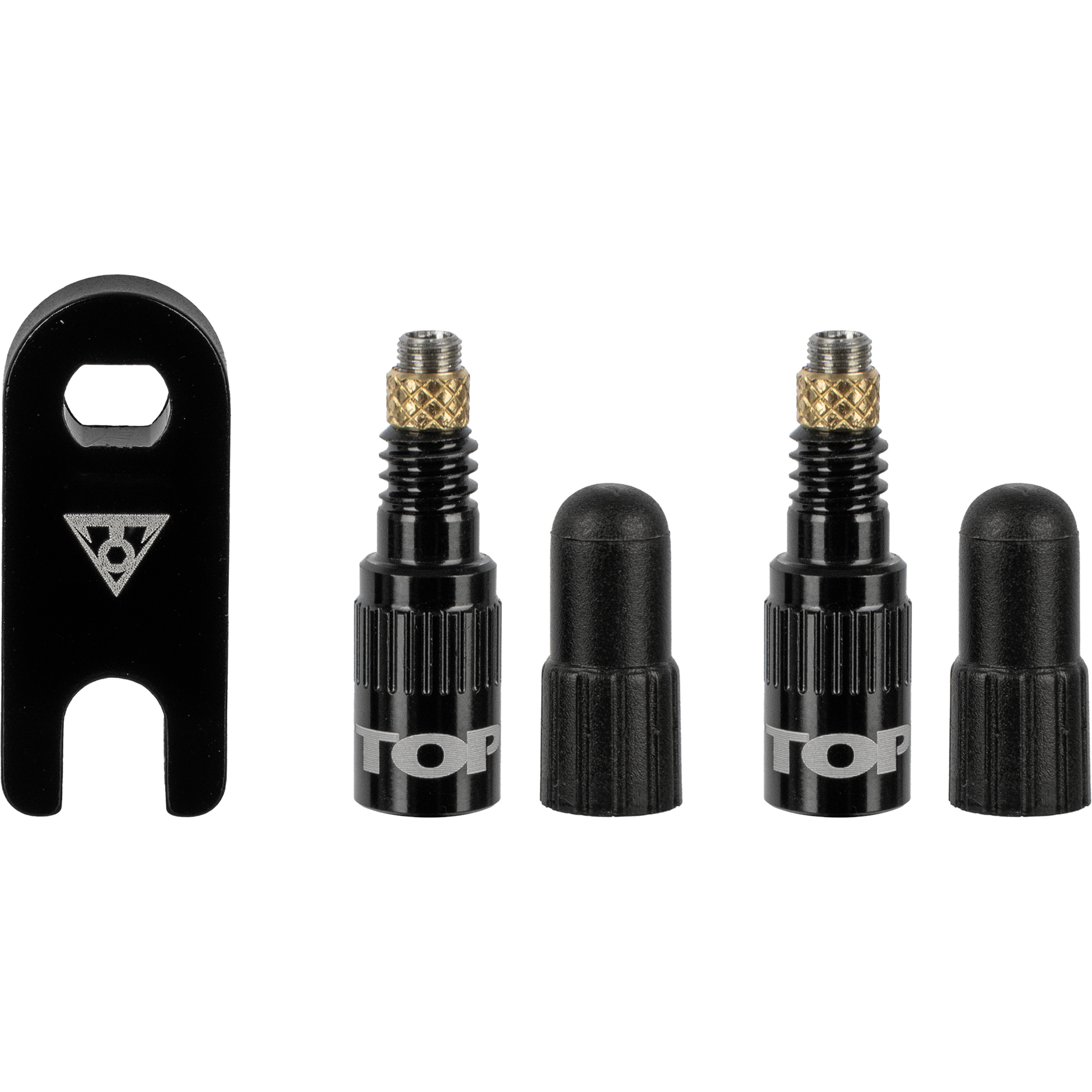 Topeak TurboFlow Valve Adapter Fahrradzubehör schwarz