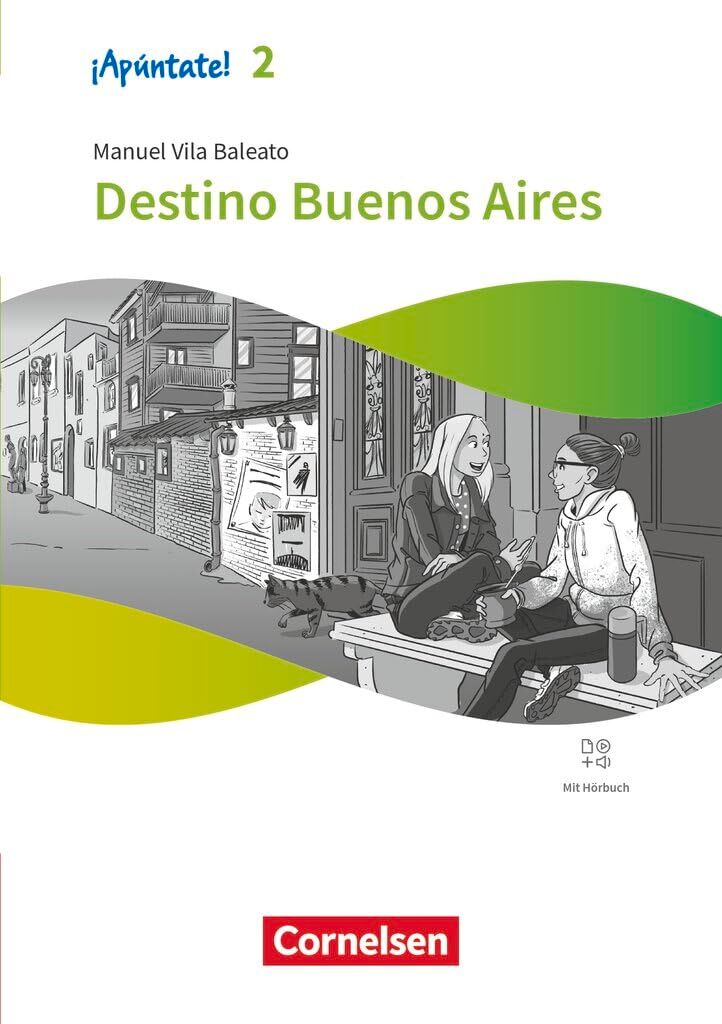 Paco Cerdà - ¡Apúntate! - Spanisch als 2. Fremdsprache - Ausgabe 2024 - Band 2: Destino Buenos Aires - Lektüre - Mit Hörbuch und Arbeitsblättern - Preis vom 16.10.2026 11:41:07 h