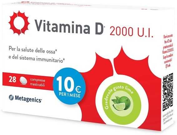 METAGENICS BELGIUM bvba VITAMINA D2000UI  28 Cpr