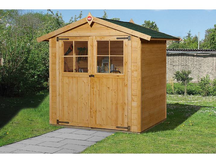 Weka Gartenhaus 316 Gr.2 mit Doppeltüre 2× 2 m