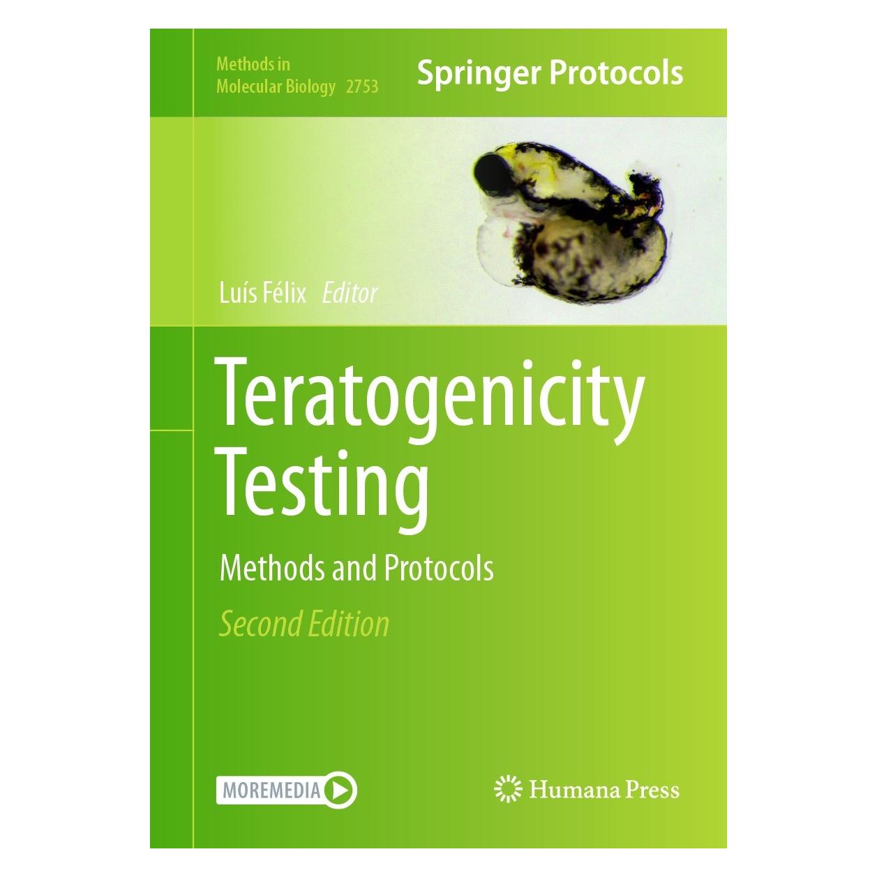 Springer Teratogenicity Testing (Englisch, Hardcover, Luís Félix) (9781071636244)