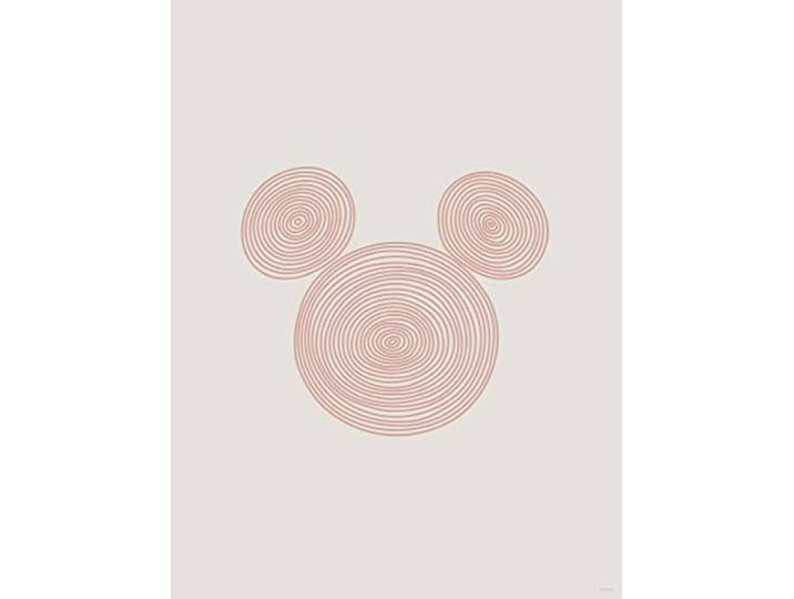 Komar Wandbild - Pink Curls - Größe: 30 x 40 cm - Poster, Kunstdruck, Dekoration, Wohnzimmer, Schlafzimmer, Disney