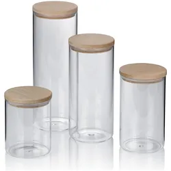 Kela Amelie, Vorratsbehälter, Braun, Transparent