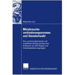 Missbrauchsverhinderungsnormen und Standortwahl, Fachbücher von Alexander Linn
