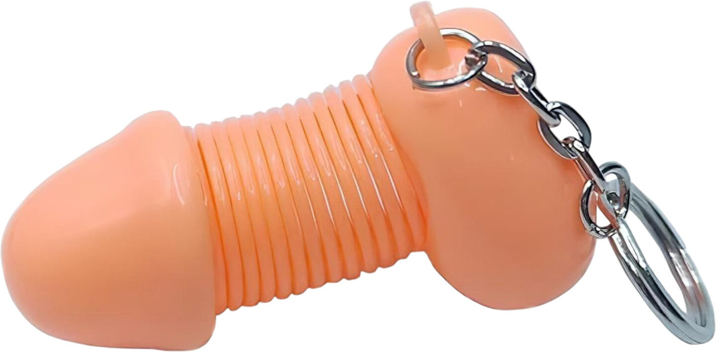 Roomfun - funny penis keyring (natural)